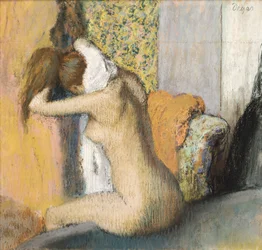 After the Bath, Woman Drying Her Neck, 1898